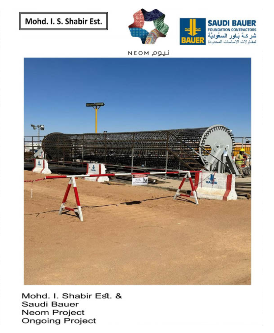Mohd. I. Shabir Est. Saudi Bauer Neom Project